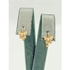 Сережки из красного золота